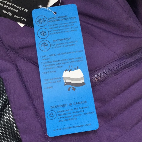 Liquid NWT Reduced woman’s size XL purple jacket - Picture 9 of 13